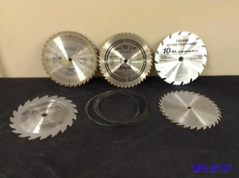 lot 143 image: Circular and Band Saw Blades