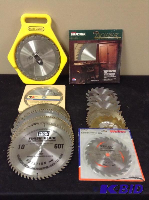 lot 148 image: Lot of Circular Saw Blades 10 and Under
