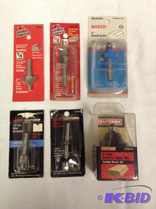 lot 151 image: Various Router Bits