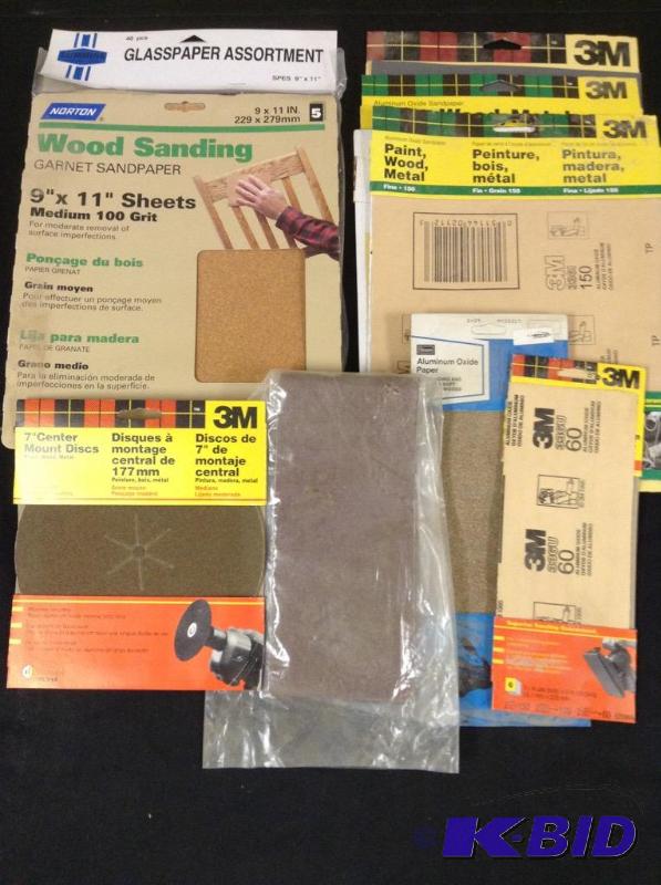 lot 152 image: Sandpaper Assortment