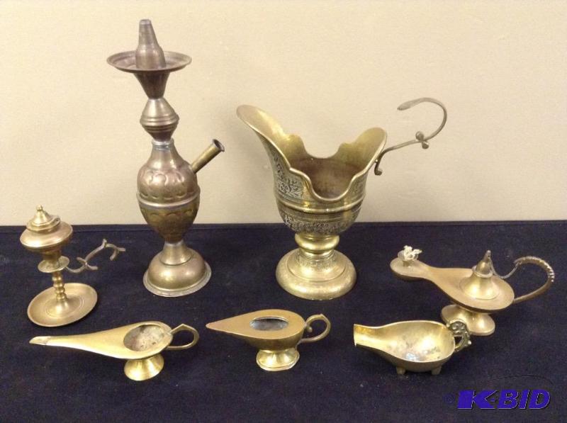 lot 33 image: Brass Incense Burners and More
