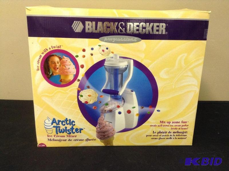 Black Decker Arctic Twister Ice Cream Maker The Victor Hennen