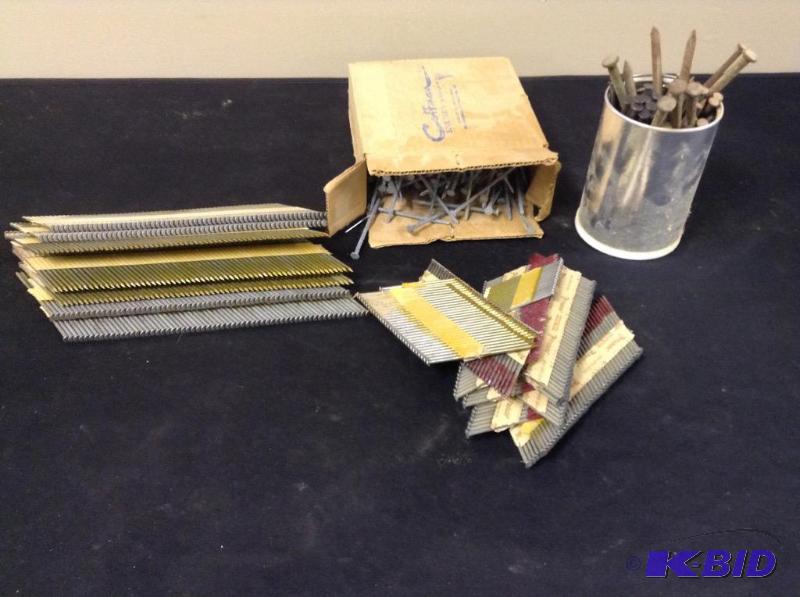 lot 97 image: Assorted Nails - Loose and Gun Feed