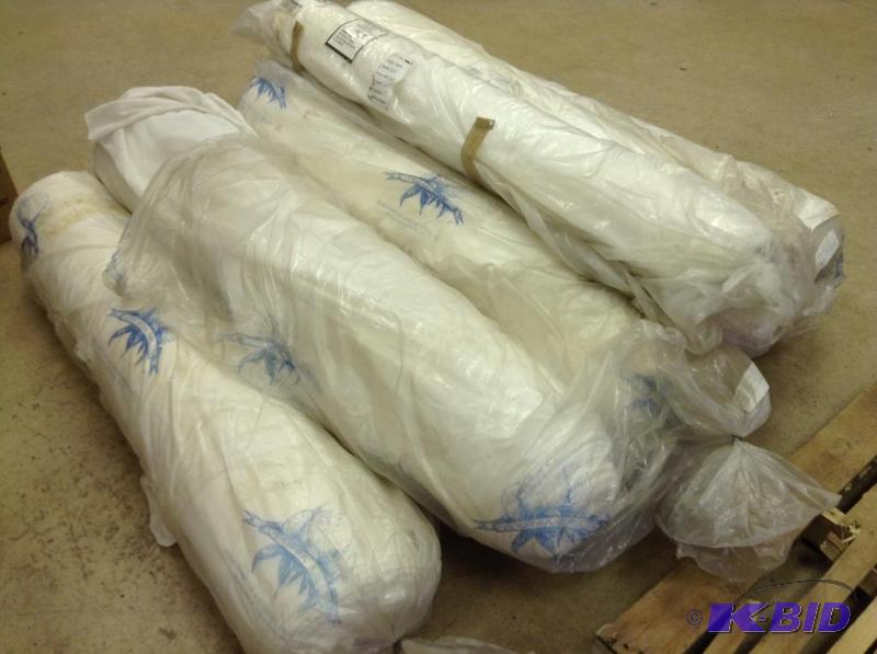 Lot of six bolts of mesh knit like like fabric