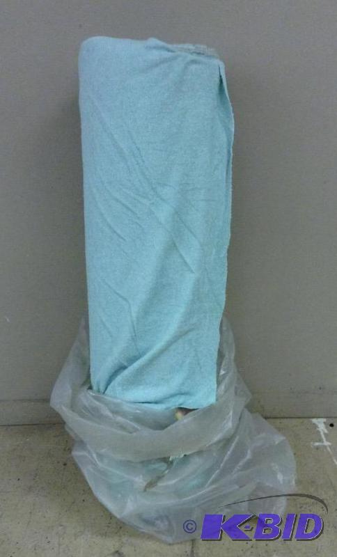BOLT OF WHITE TOWEL LIKE FABRIC
