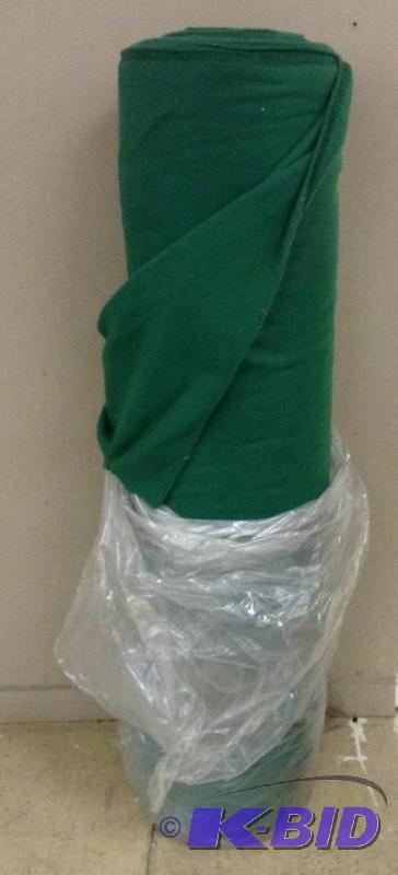 BOLT OF GREEN FLEECE FABRIC