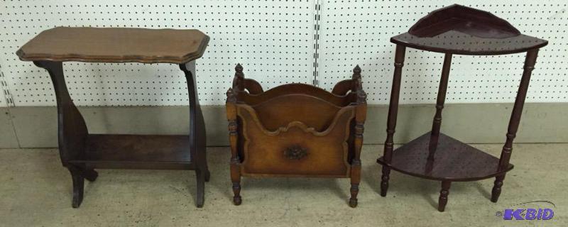 Lot Of 3 Furniture Smalls