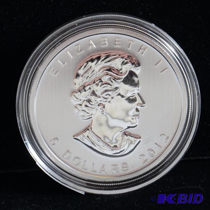 2012 1 oz Silver Canadian Moose Bullion Coin (Wildlife Series) BU