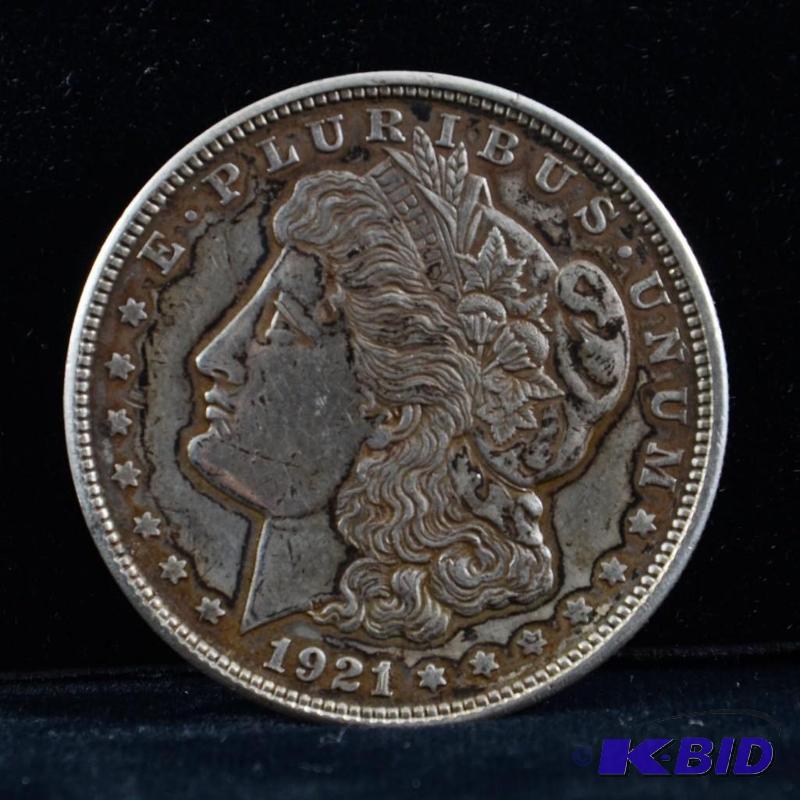 1921-P Morgan Silver Dollar
