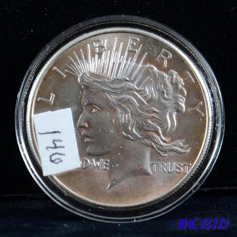 Peace Liberty 1 Troy Oz .999 Silver
