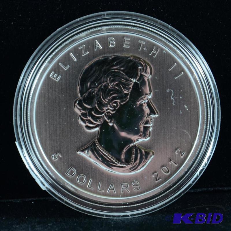 2012 1 oz Silver Canadian Moose Bullion Coin (Wildlife Series) BU