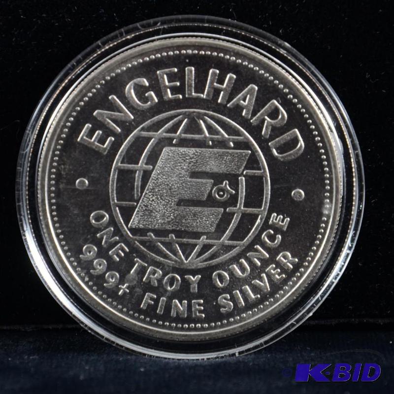 1984  The American Prospector Engelhard 1 Troy Oz. .999 Silver