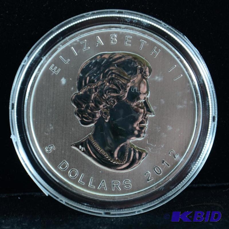 2012 1 oz Silver Canadian Moose Bullion Coin (Wildlife Series) BU