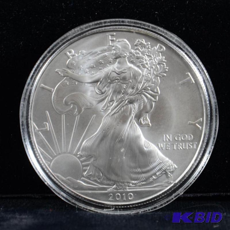 2010 Silver American Eagle Bullion Coin BU 1 Troy Oz.