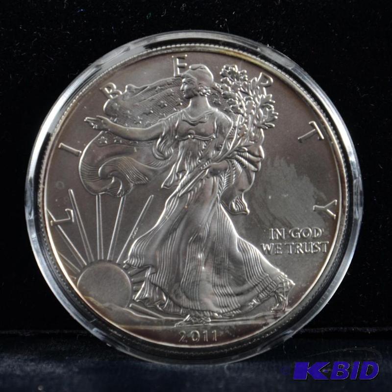 2011 Silver American Eagle Bullion Coin BU 1 Troy Oz.