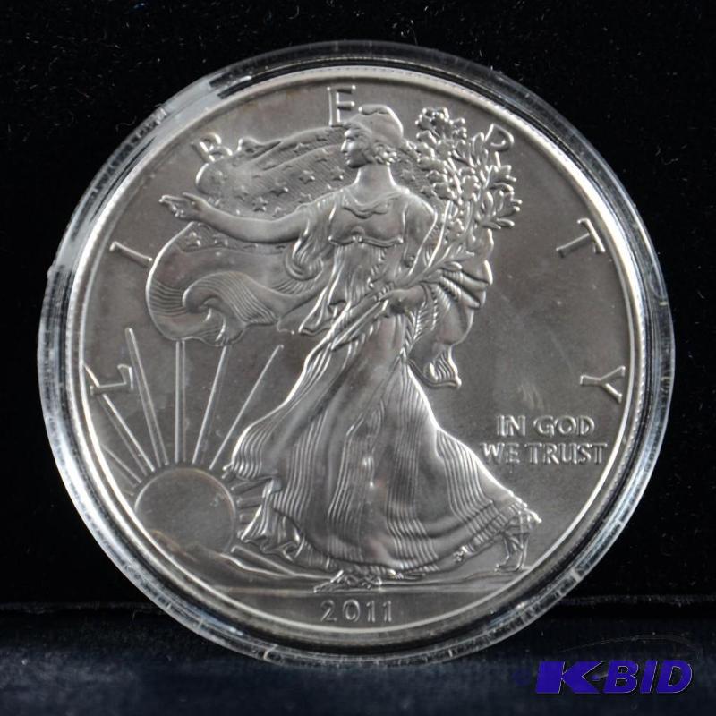 2011 Silver American Eagle Bullion Coin BU 1 Troy Oz.