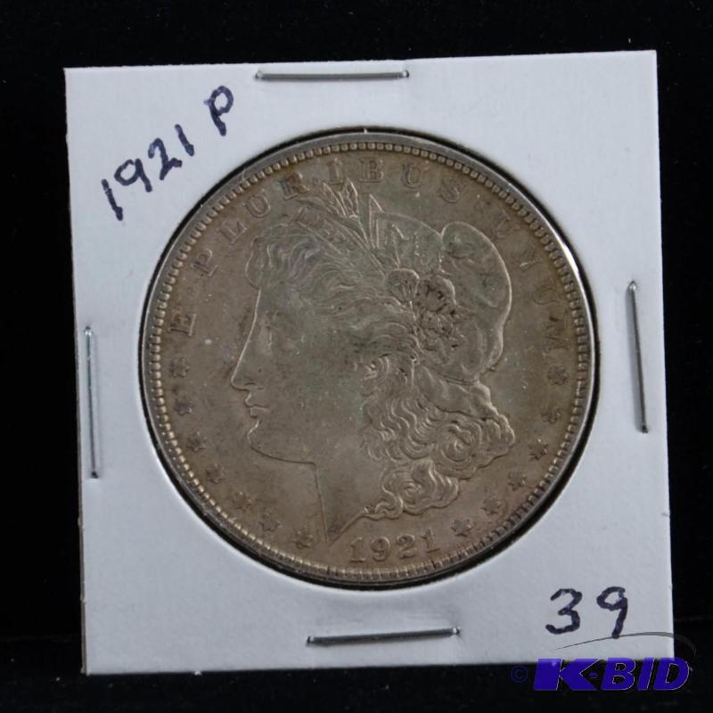 1921-P Morgan Silver Dollar