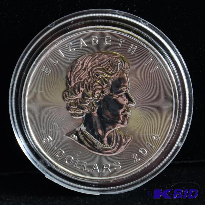 2014 Canadian Maple Bullion Coin BU 1 oz silver