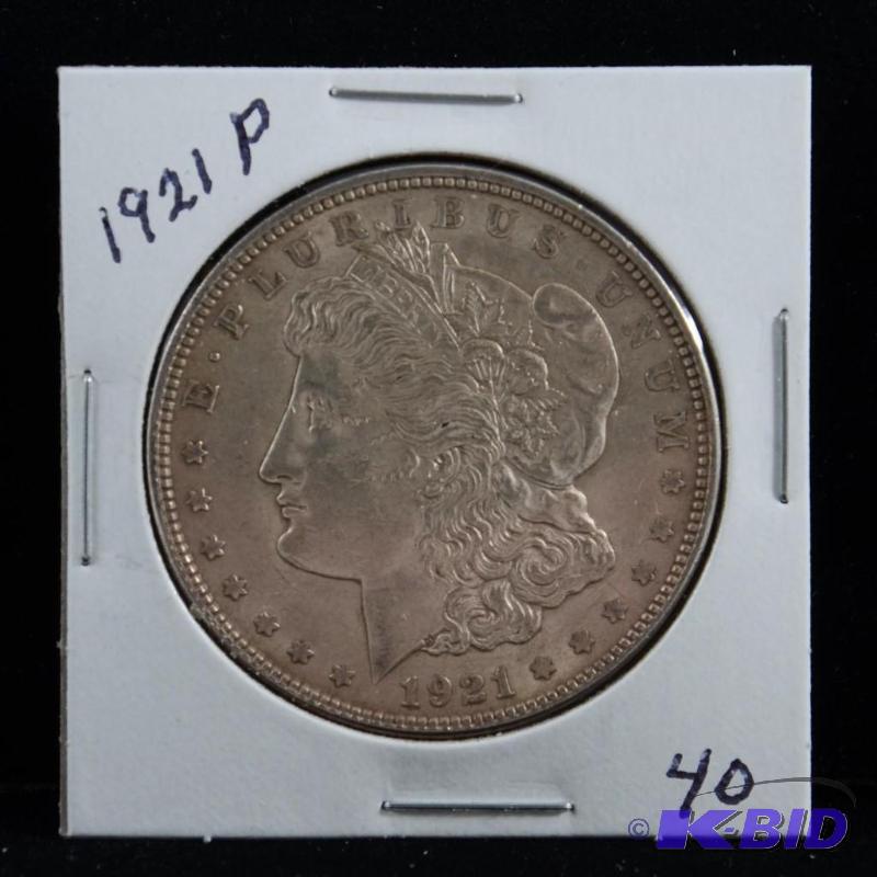 1921-P Morgan Silver Dollar