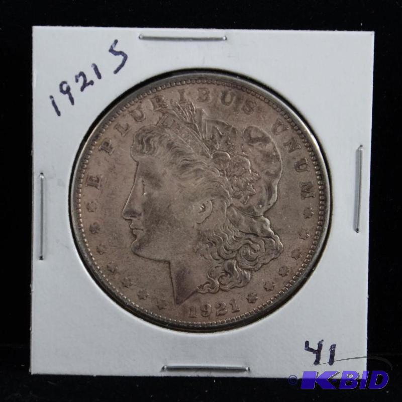 1921-S Morgan Silver Dollar