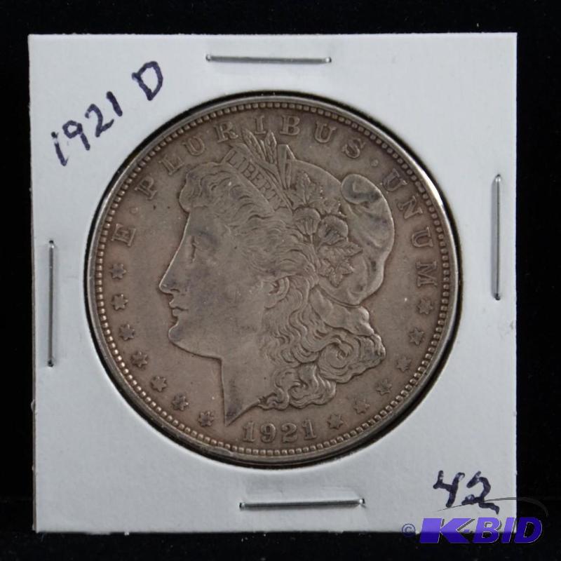 1921-D Morgan Silver Dollar