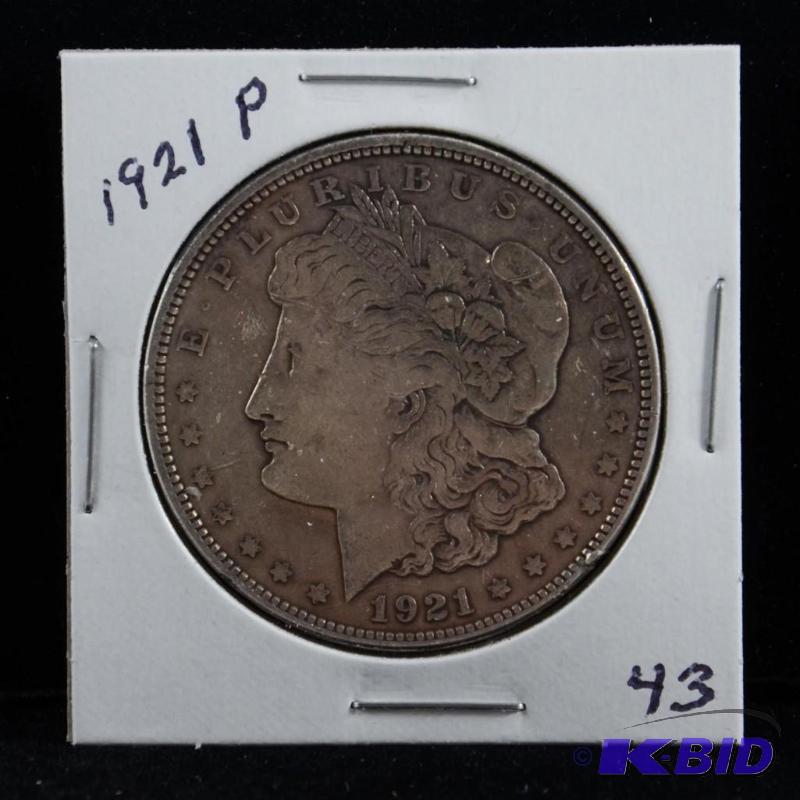 1921-P Morgan Silver Dollar