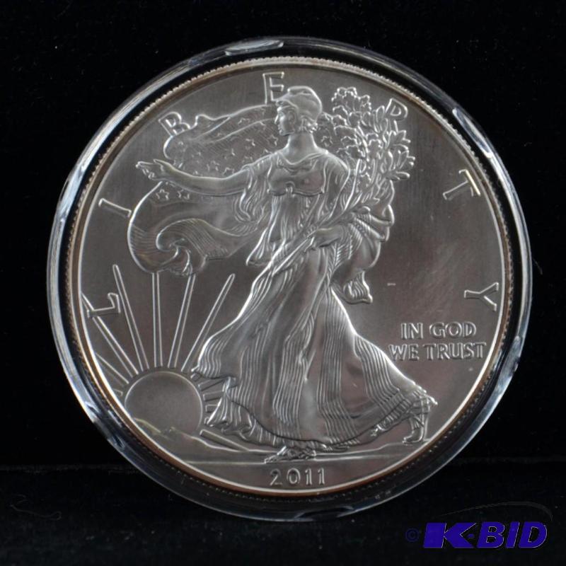 2011 Silver American Eagle Bullion Coin BU 1 Troy Oz.