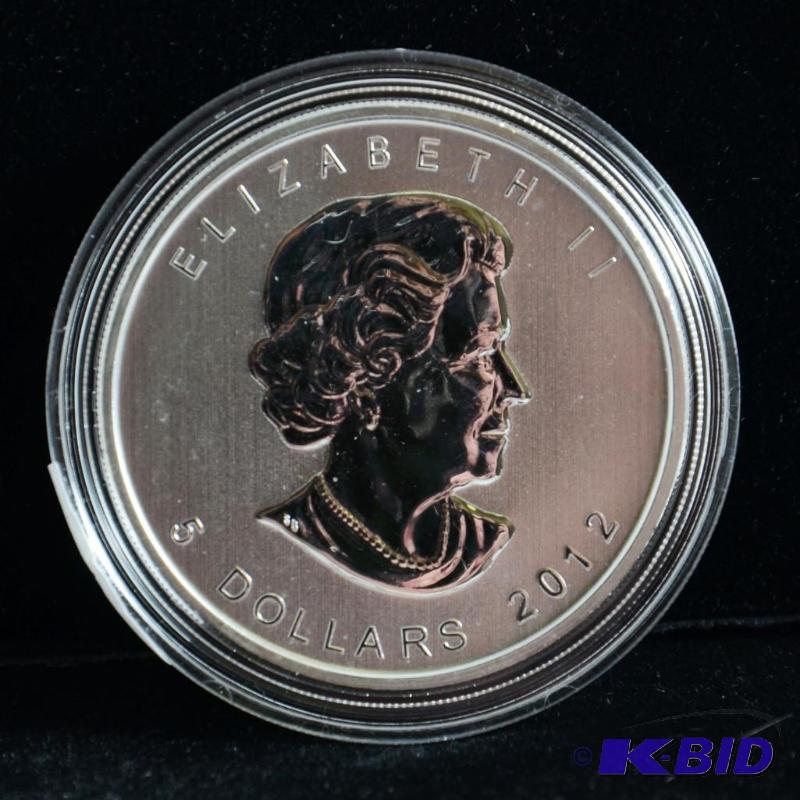 2012 1 oz Silver Canadian Moose Bullion Coin (Wildlife Series) BU