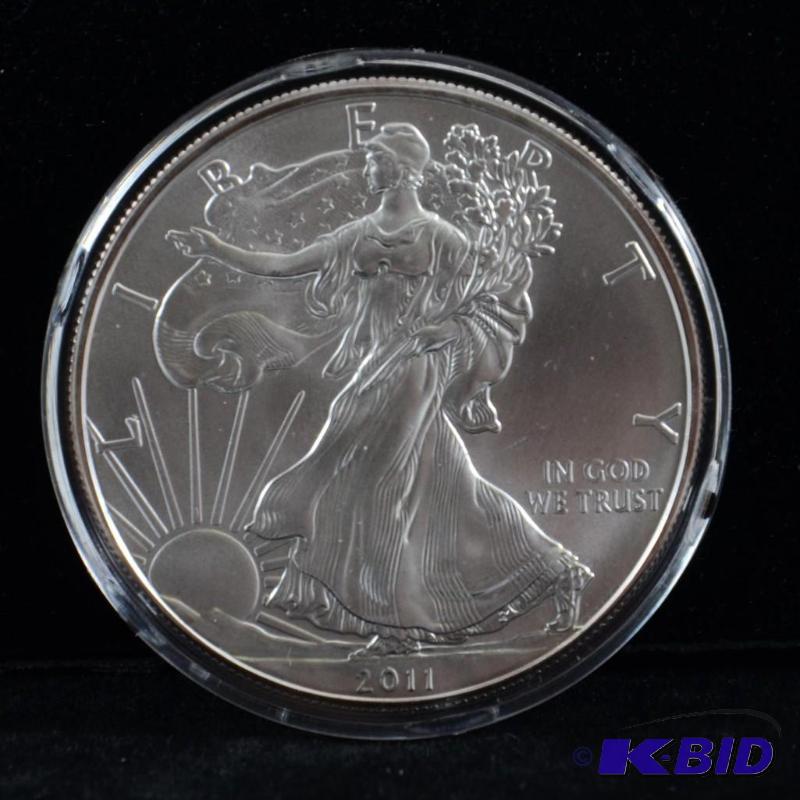 2011 Silver American Eagle Bullion Coin BU 1 Troy Oz.