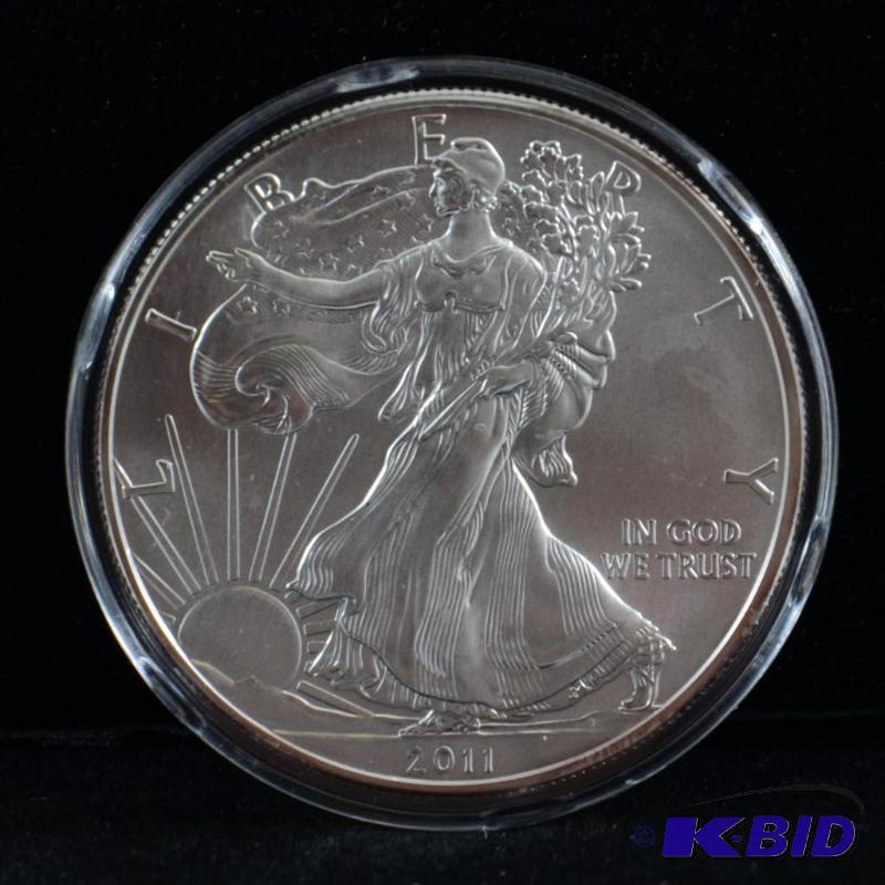 2011 Silver American Eagle Bullion Coin BU 1 Troy Oz.