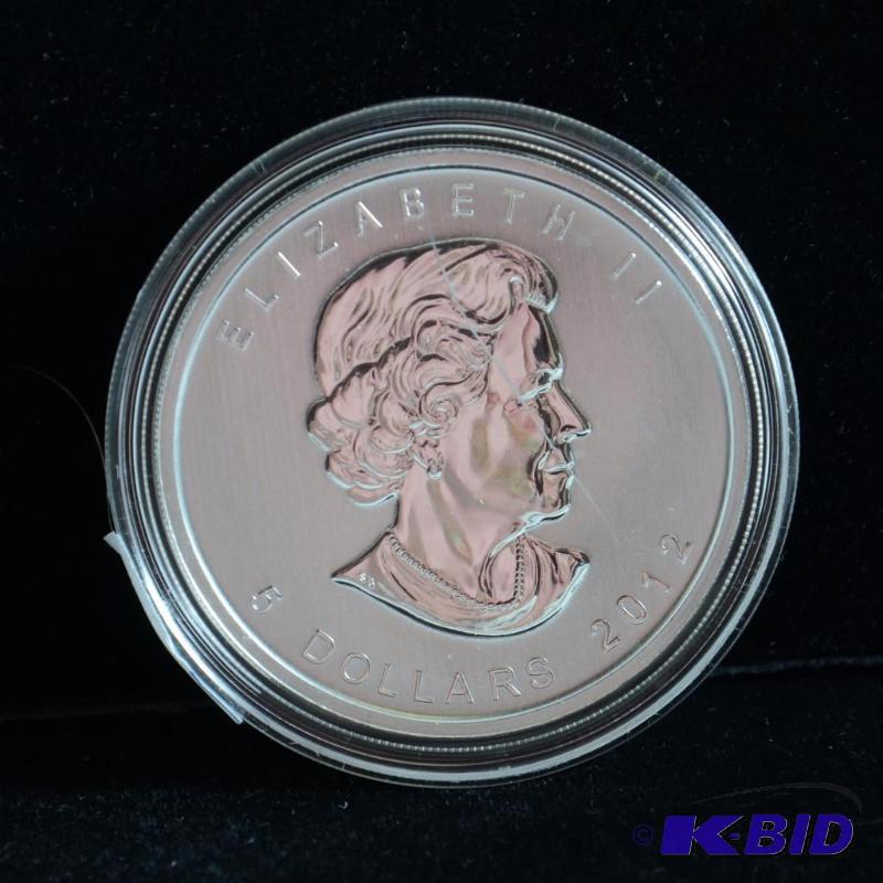 2012 1 oz Silver Canadian Moose Bullion Coin (Wildlife Series) BU