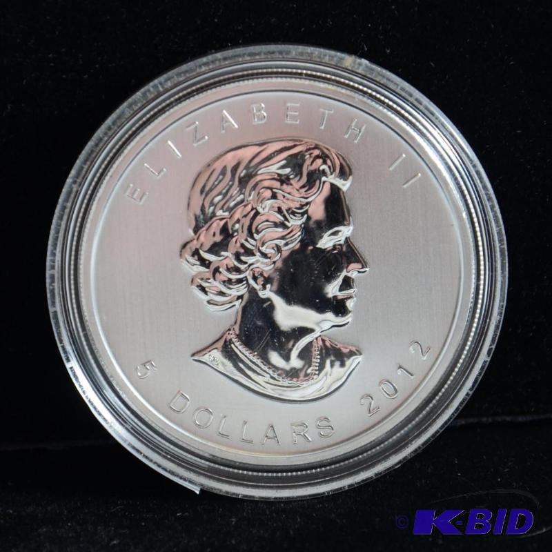 2012 1 oz Silver Canadian Moose Bullion Coin (Wildlife Series) BU