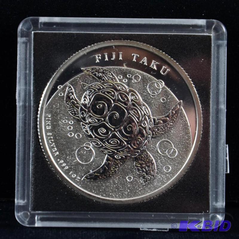 2013 1 oz Silver Fiji Taku - Beautiful Coin - Brilliant Uncirculated
