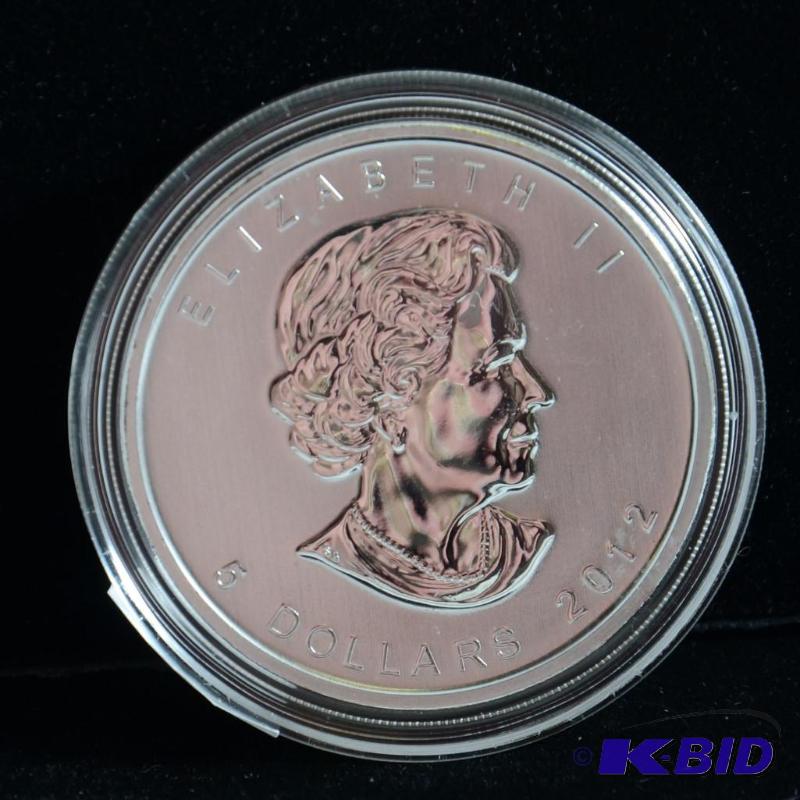 2012 1 oz Silver Canadian Moose Bullion Coin (Wildlife Series) BU