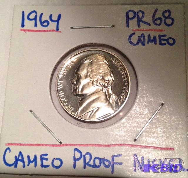 1964 Jefferson Nickel Proof 69 Cameo Nice Coin