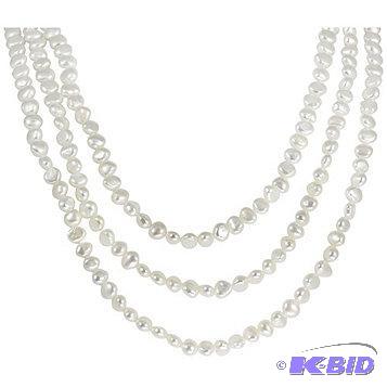 New Honora Endless Cultured Pearl Necklace - ...