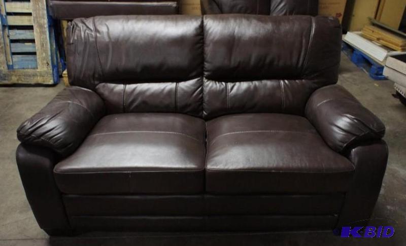 New High-End Top-Grain Leather Loveseat - MSR...