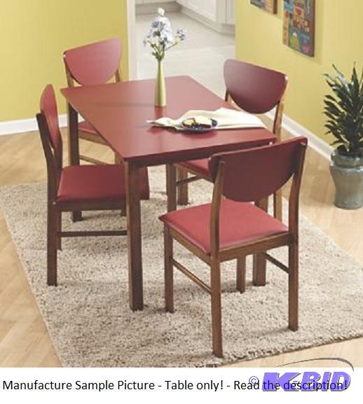 Red Top Table - Its light weight makes it eas...