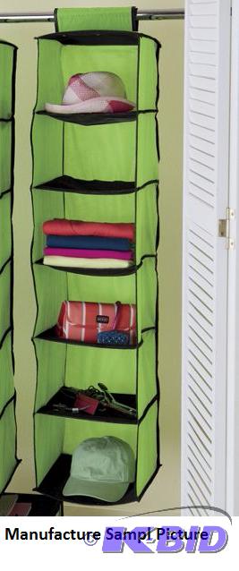 Hanging Closet Organizer - Sweaterjean stack...