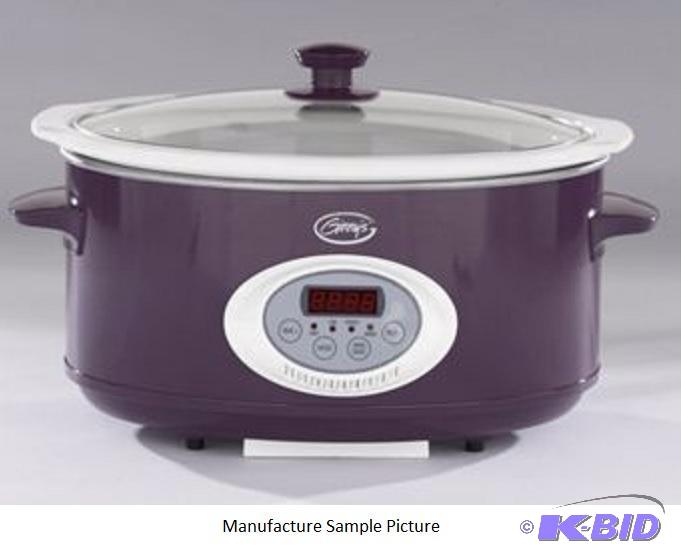 Ginnys 6.5 Quart Oval Digital Slow Cooker - G...