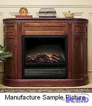 Signature Fireplace Mantel and Electric Inser...