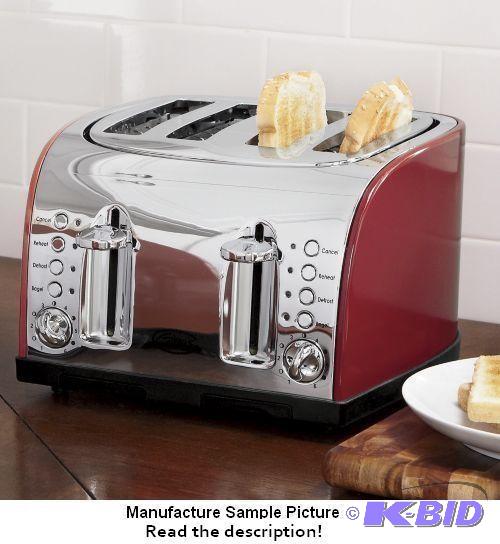 Ginnys 4 Slice Toaster - Red - Set the dial ...