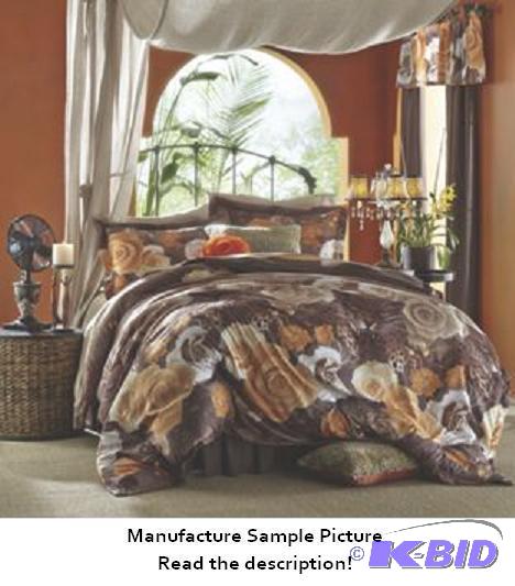 Exotica Comforter - Queen - Leopards and rose...