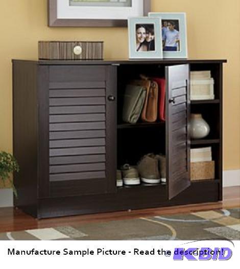 Walnut Shutter Two Door Cabinet -&nbspHandso...