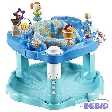 NEW Evenflo ExerSaucer Beach Baby Bouncer. MS...