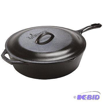 NEW Lodge Pre-Seasoned Cast Iron Chicken Frye...