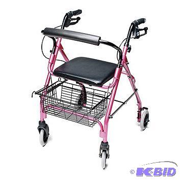 NEW Rollator Walkabout (Pink) MSRP $119.99. P...