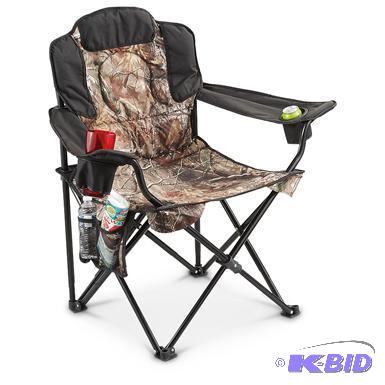 lot E36 image: Guide Gear 500-lb. King Camp Chair, Camo