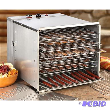lot E4 image: Guide Gear Food Dehydrator, Stainless Steel