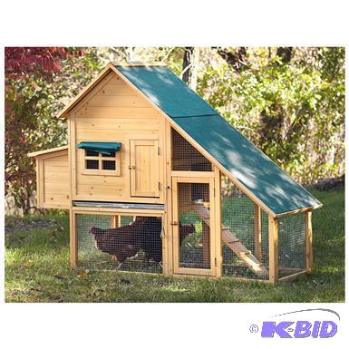 lot E7 image: CASTLECREEK Farm House Chicken Coop
